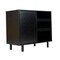 Merrick Lane Aloise Bar and Sideboard with Storage Cabinet, Hanging Stemware Holders and Bottle Storage